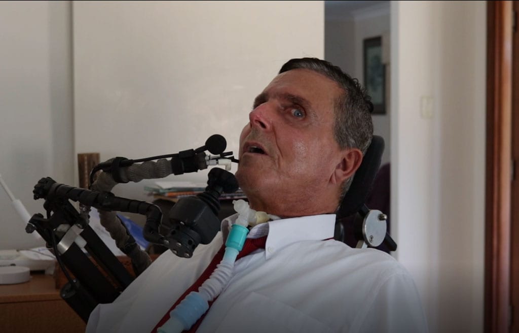 David Reilly Quadriplegic and patient of D Vernon Hill